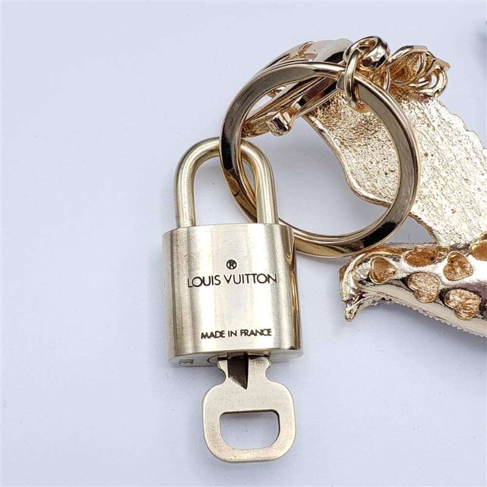 Authentic LV Gold Padlock 🔒Unbranded Dove Keychain Charm for Louis Vuitton Bags - Picture 8 of 13